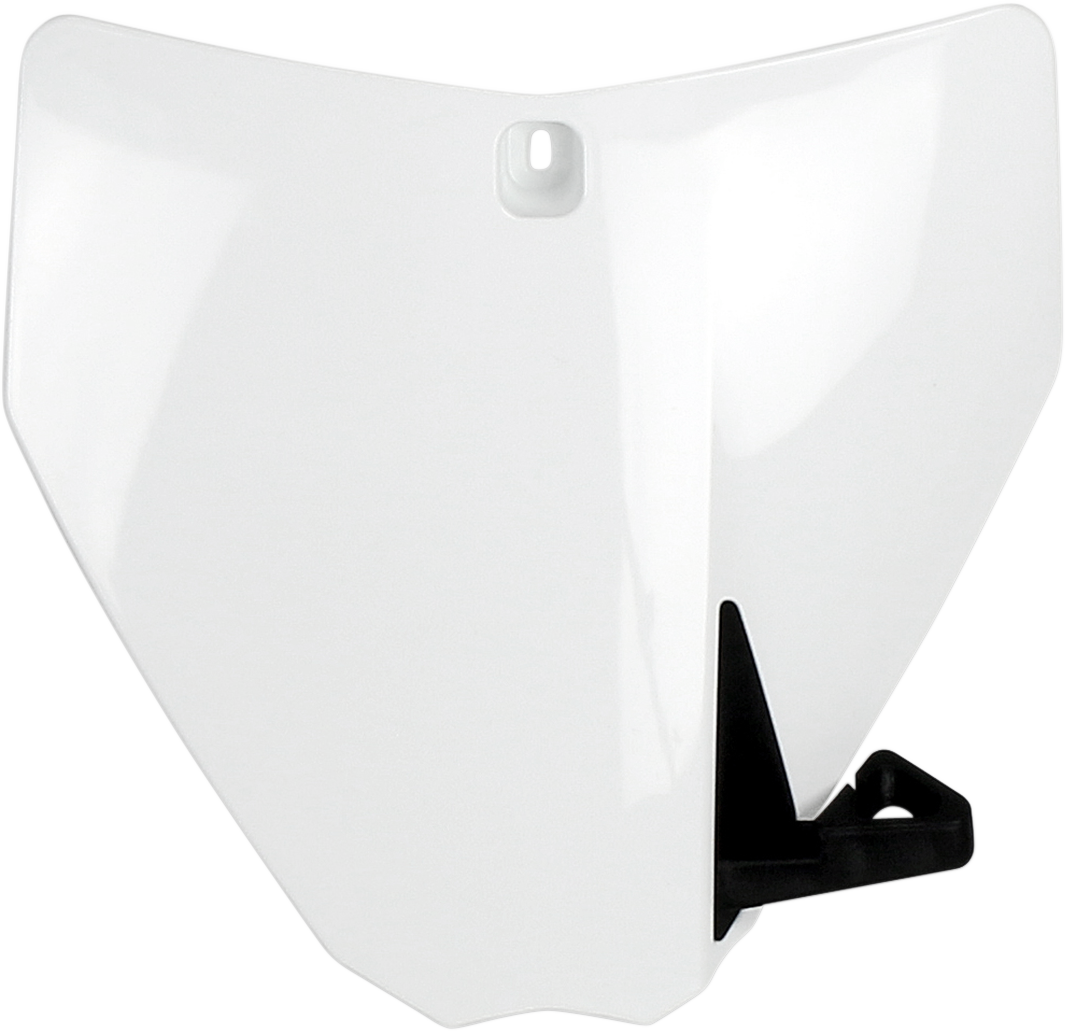 Ufo Front Number Plate - White Husqvarna