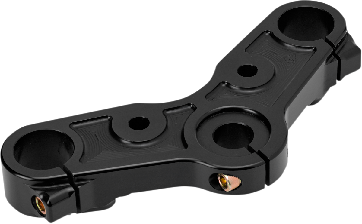 Joker machine Upper Triple Tree - Black Anodized - '10-'15 XL 1200X 2010-2015 Harley Davidson XL1200X Forty-Eight