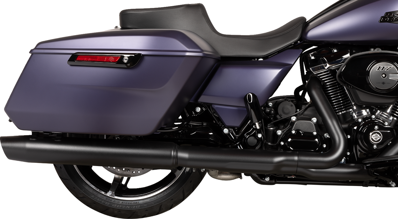 Drag specialties seats Predator 2-Up Seat - Solar Leather - Smooth - w/o Backrest - FLTR/FLHX '23-'24 Harley Davidson