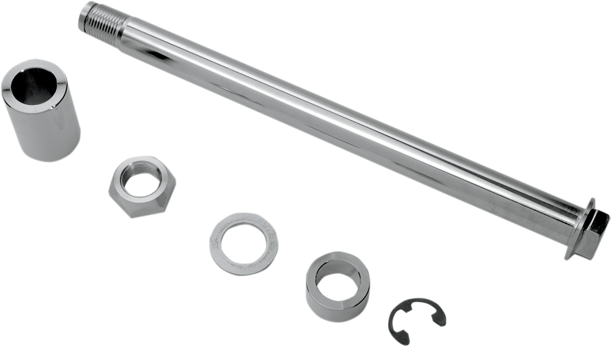 Drag specialties Axle Kit - Rear - Chrome - '08-'17 Softail Harley Davidson