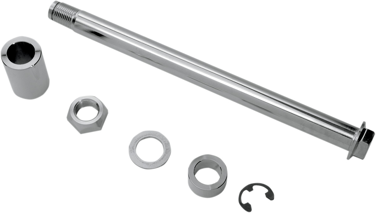 Drag specialties Axle Kit - Rear - Chrome - '08-'17 Softail Harley Davidson