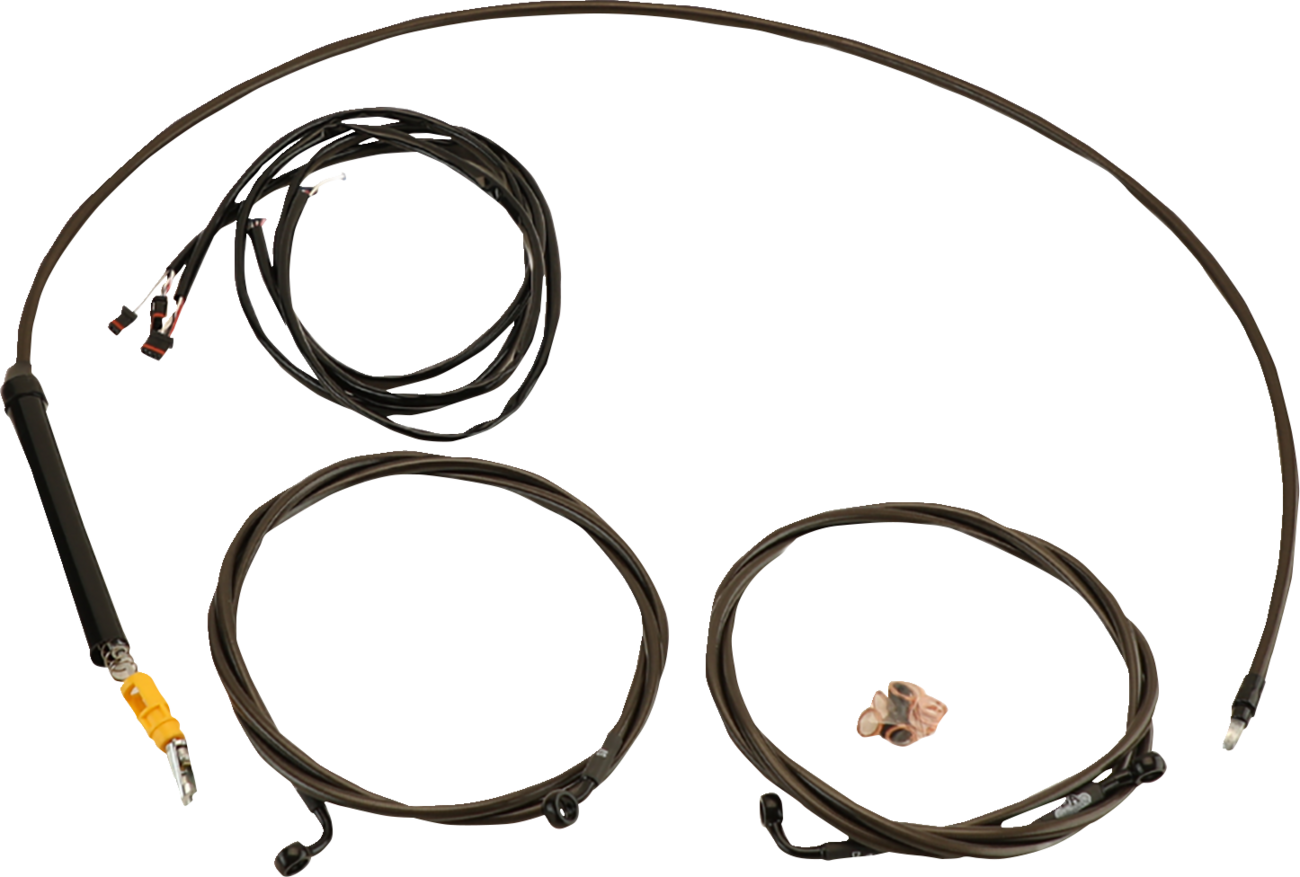 La choppers Complete Plug-and-Play Cable Kit - 12" - 14" Handlebars - '23-'24 Touring - Midnight Harley Davidson