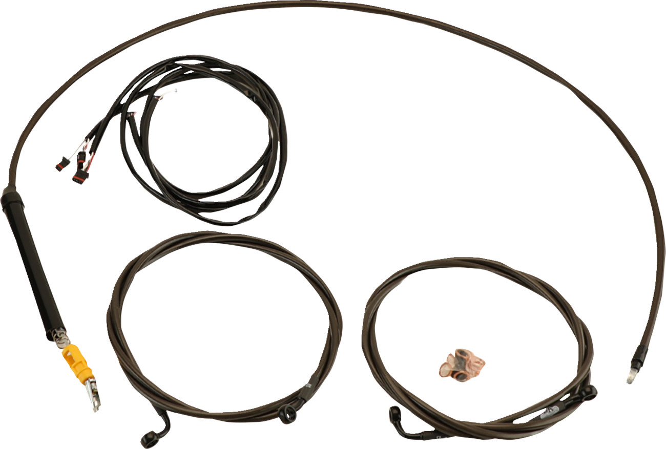 La choppers Complete Plug-and-Play Cable Kit - 12" - 14" Handlebars - '23-'24 Touring - Midnight Harley Davidson