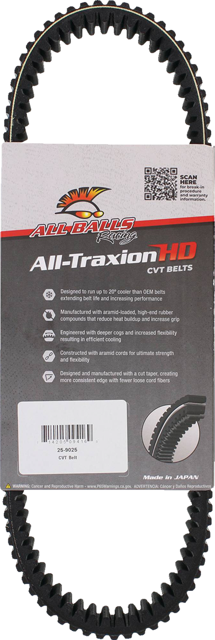 ALL BALLS All-Traxion HD CVT Belt