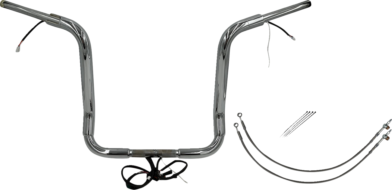 FAT BAGGERS INC. EZ Install Wired 1-1/2&quot; Round Top Handlebar Kit