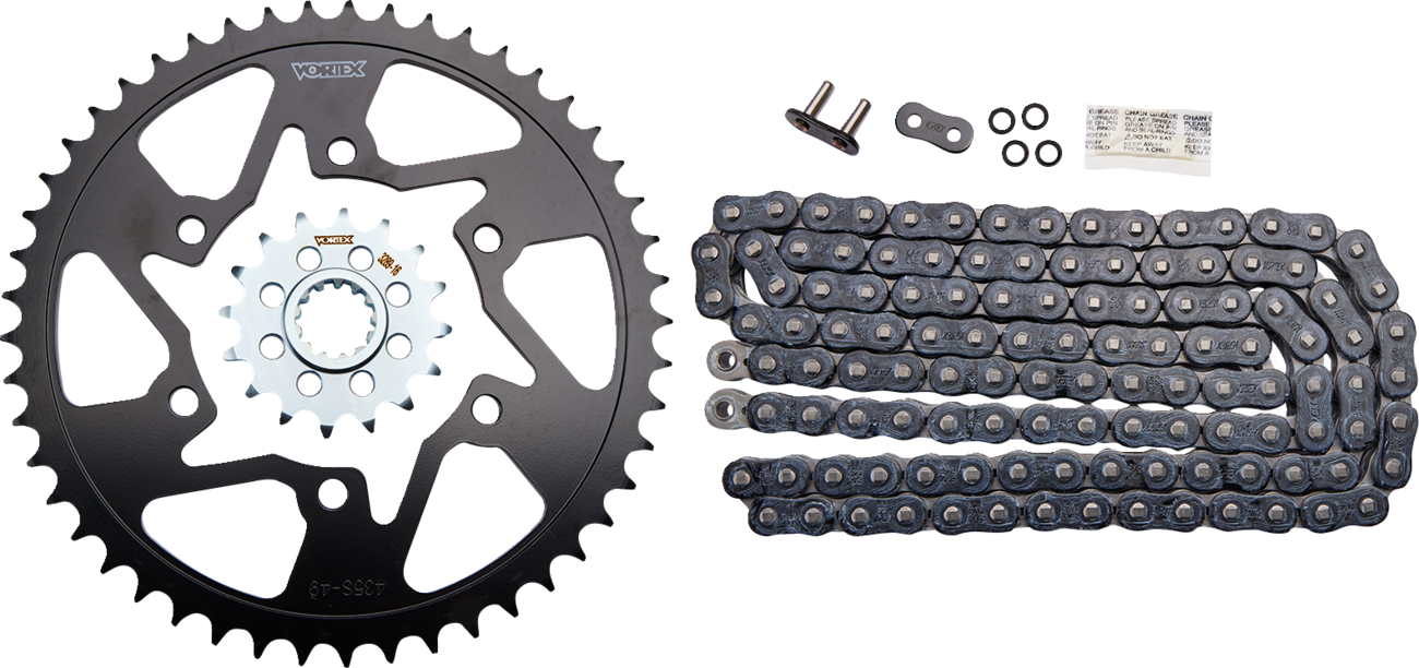 Vortex V3 HFR Quick Accel Chain And Sprocket Kit Yamaha R1 2009-2014