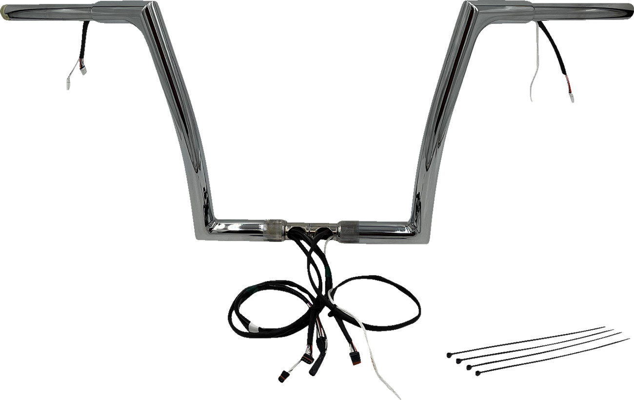 Fat Baggers Inc. 1 1/4" Wired Flat Top Handlebar Kit For Harley FLTRX / S 2015