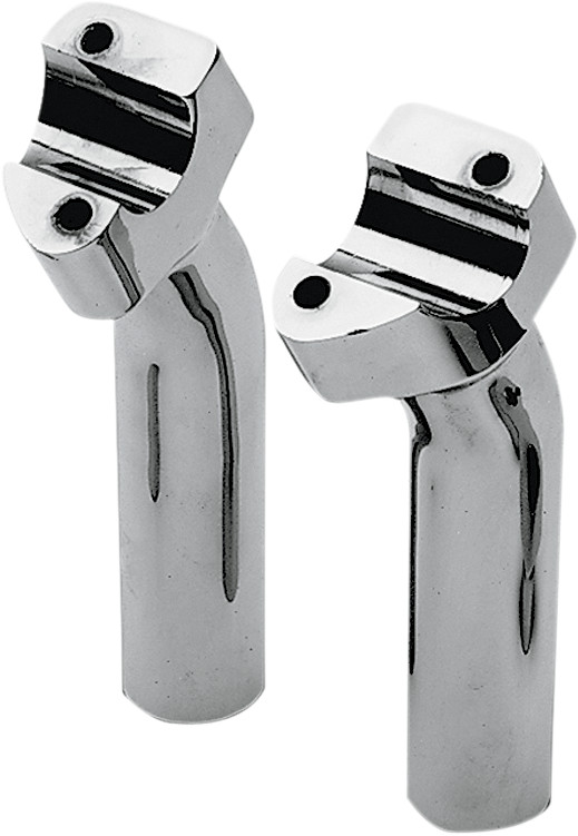 Drag specialties Buffalo Billet Aluminum Handlebar Risers - 5-1/2" - Chrome