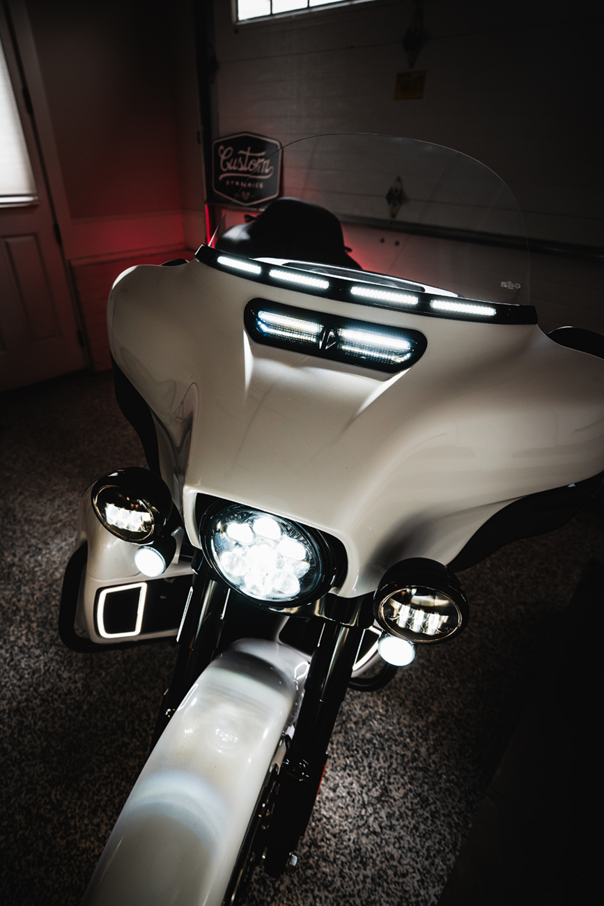 Custom Dynamics LED Vent Insert For Harley Touring 2014-2025