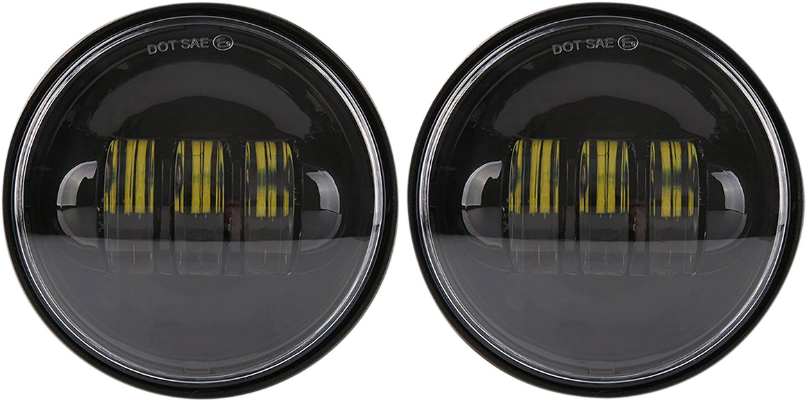 Rivco LED 4 1/2" Passing Lamps For Harley Touring