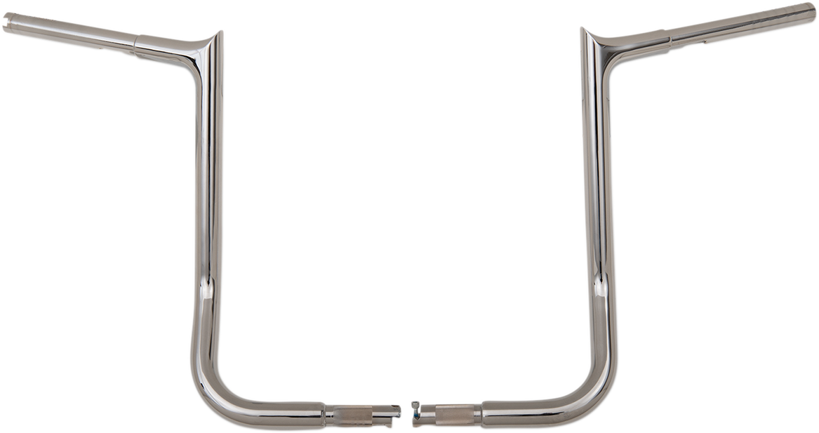 Fat Baggers Inc. 1 1/4" EZ Install Pointed Top Handlebar For Harley 1986-2025