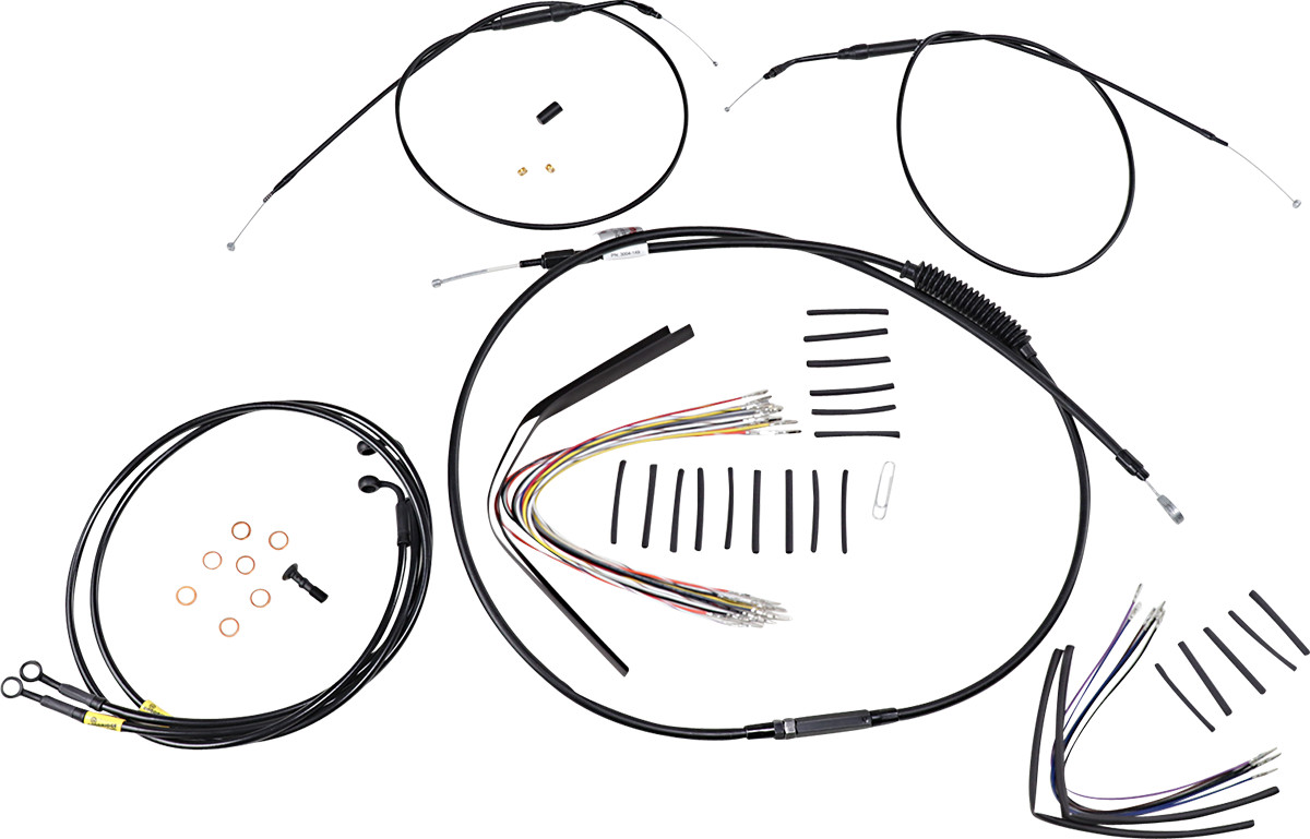 Burly Handlebar Cable Installation Kit For Harley Fat Bob 2008-2011