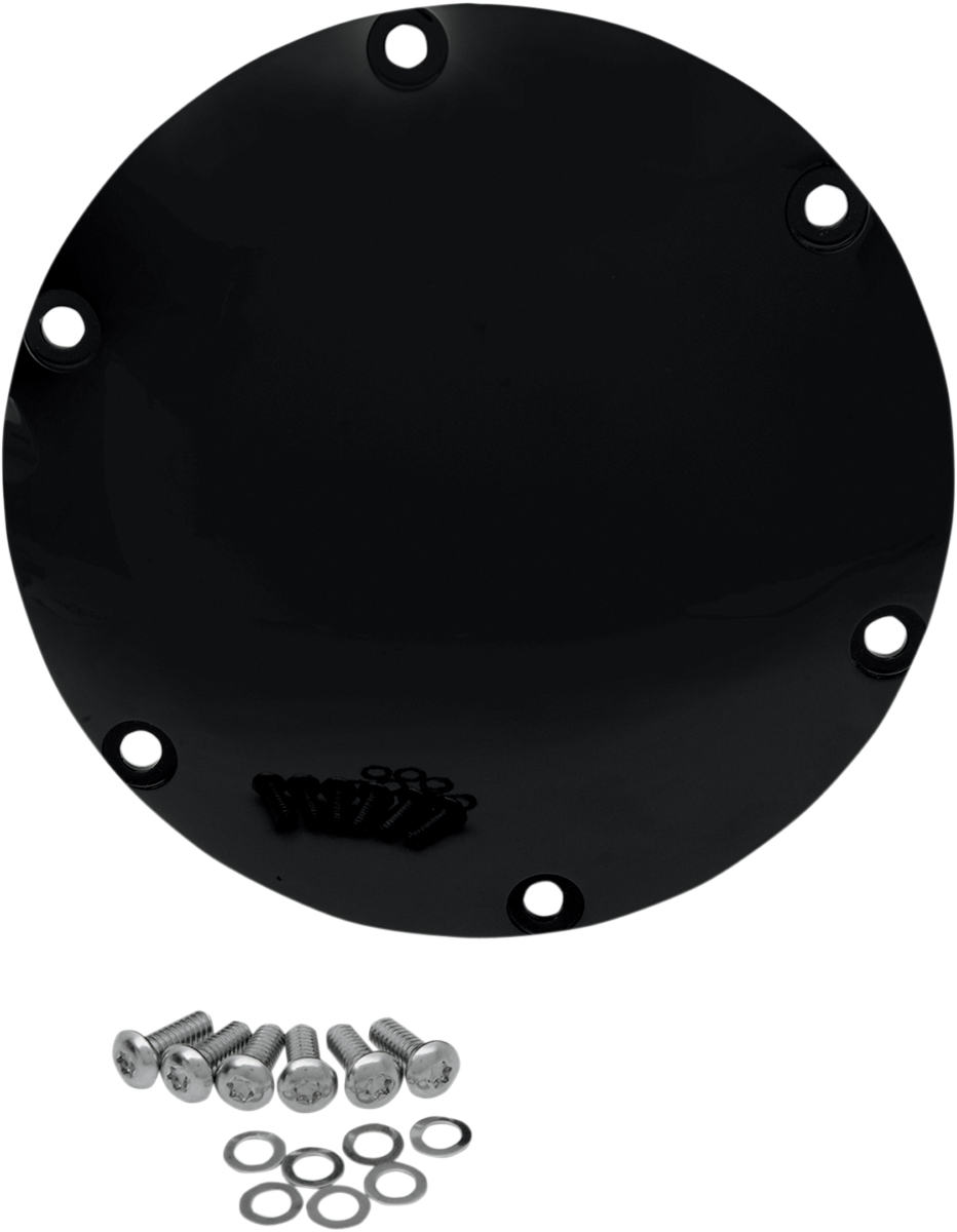 Drag specialties Derby Cover - Gloss Black - '04-'22 XL Harley Davidson