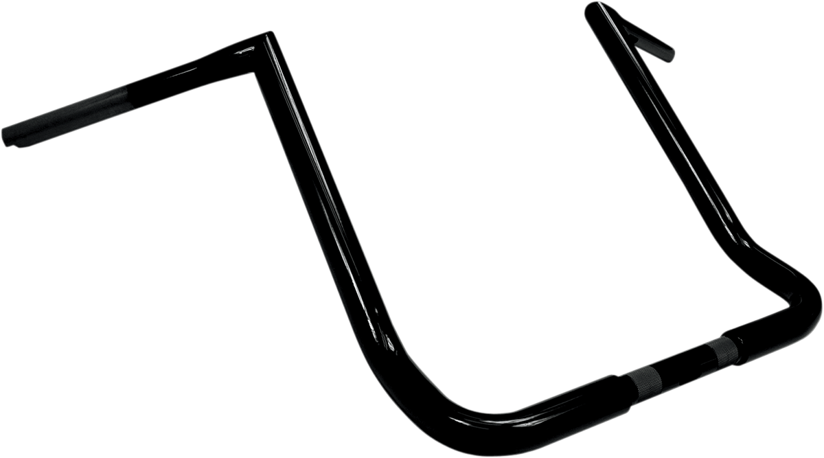 La choppers 1-1/4" Twin Peaks Touring Handlebar - 16" - Black Harley Davidson