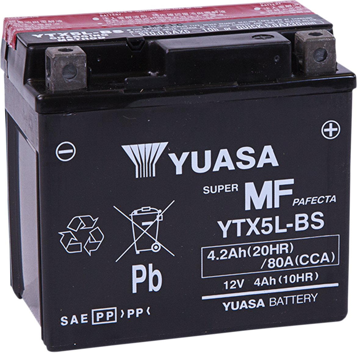 YUASA AGM Maintenance-Free Battery