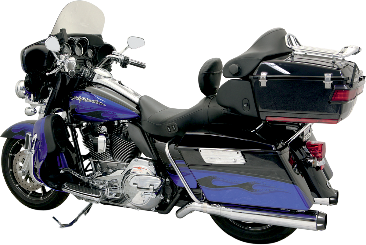Bassani Road Rage B1 Pseudo Left-Side Straight Body Muffler For Harley Touring 2009-2025