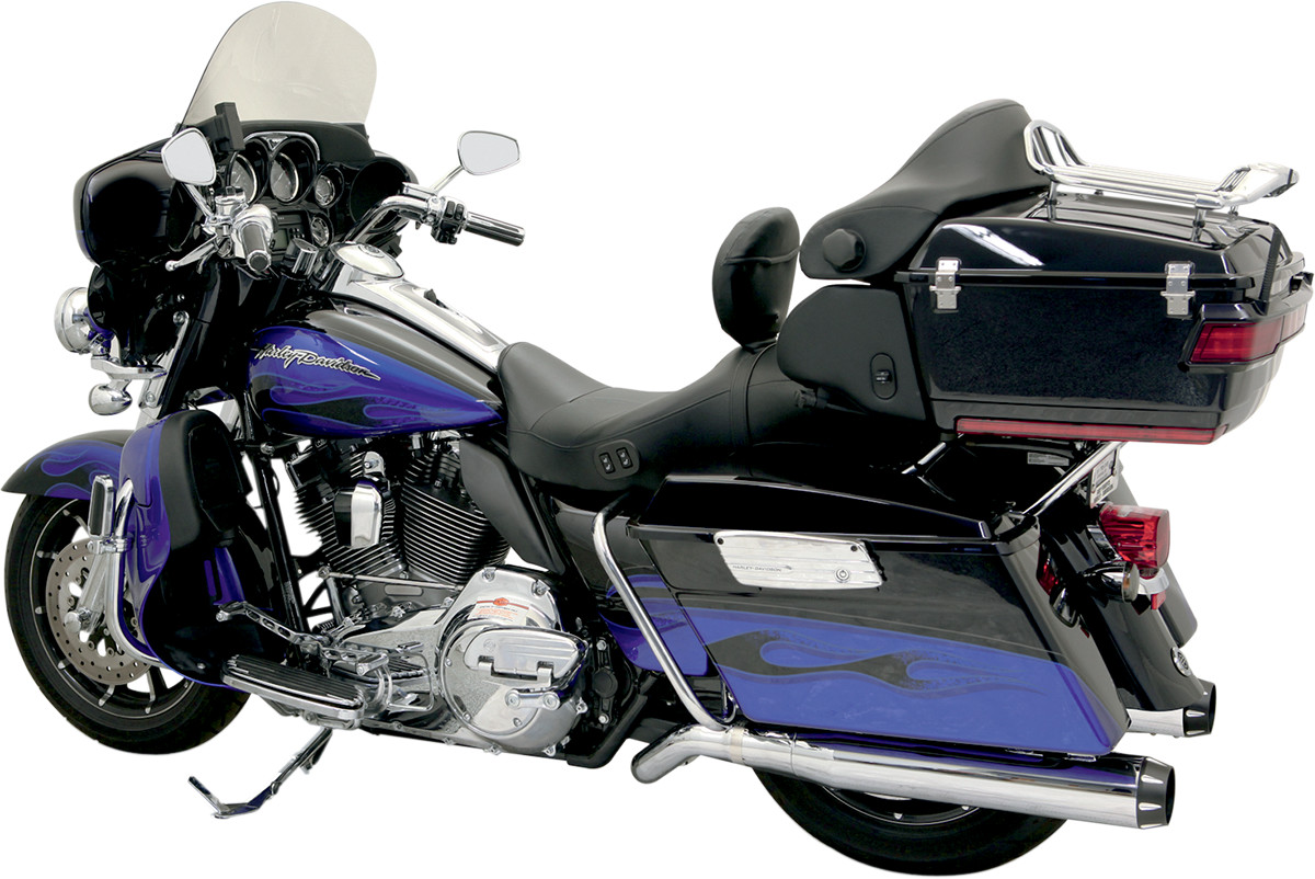 Bassani Road Rage B1 Pseudo Left-Side Straight Body Muffler For Harley Touring 2009-2025