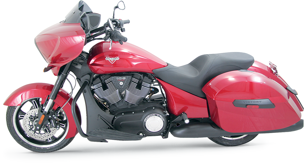 Mustang Wide Vintage Touring Seat For Victory Cross Country / Roads / Hard Ball 2010-2016