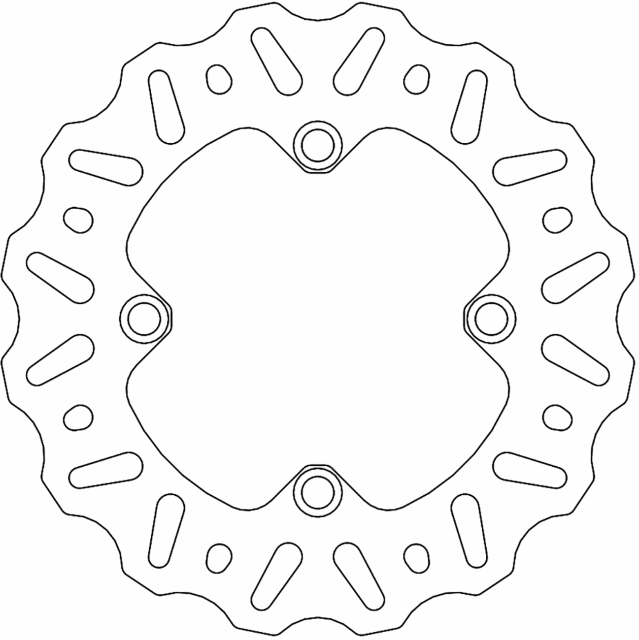 MOTO-MASTER Brake Rotors