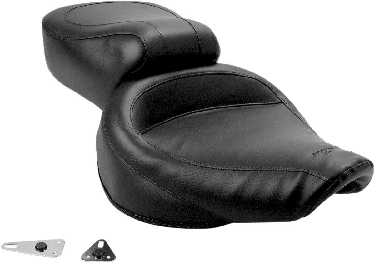 Mustang Wide Touring Smooth Seat For Harley Dyna 1991-1995