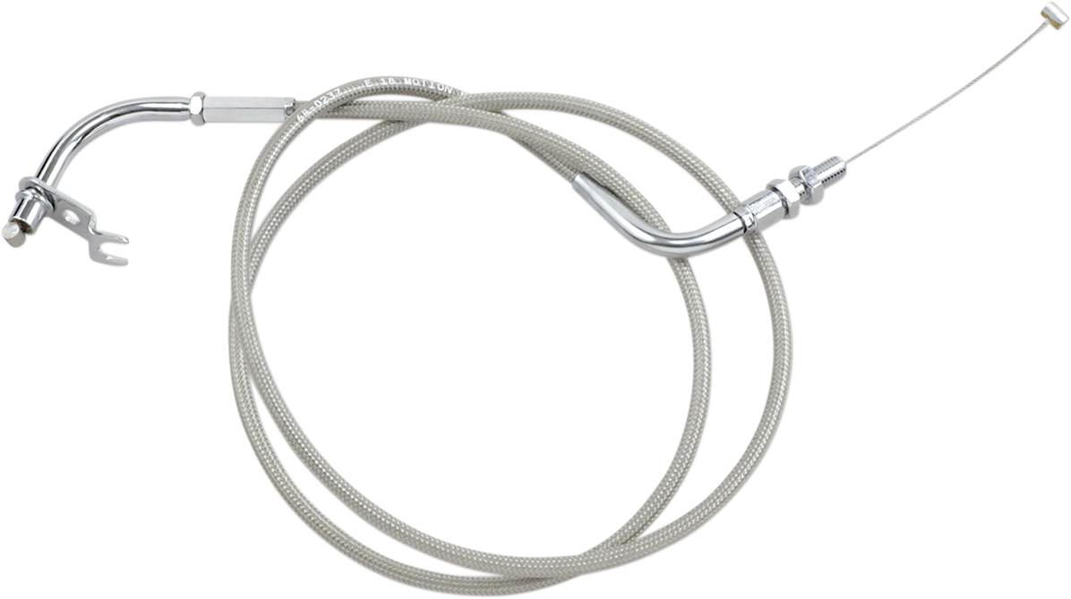 MOTION PRO Armor Coat Stainless Steel Throttle/Idle Cable for Cruisers
