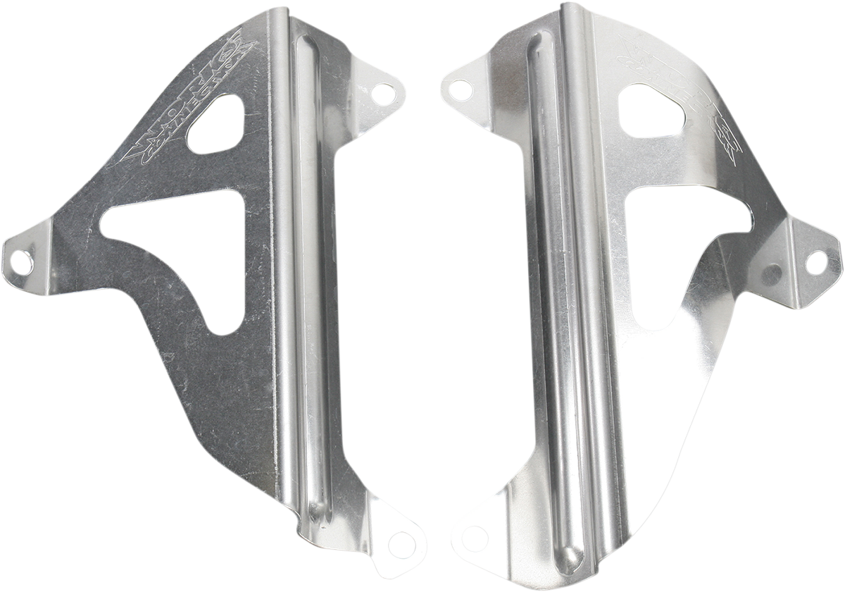 Works connection Radiator Brace Set - Silver - Yamaha