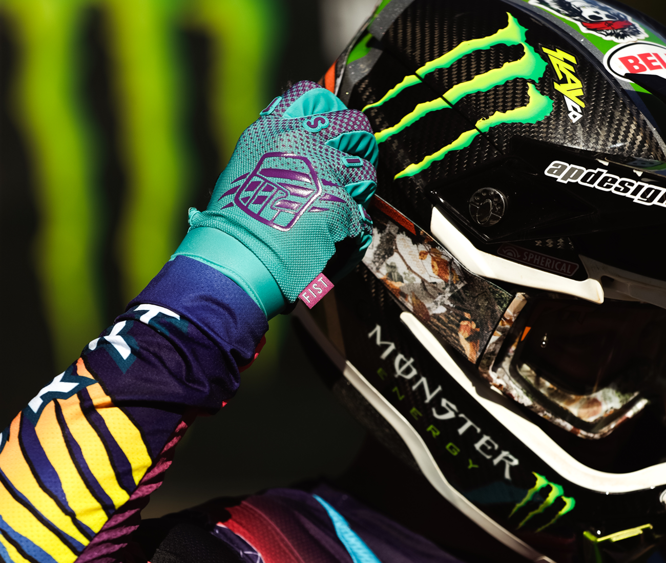 Fist Handwear Breezer Violet Halftone Gloves