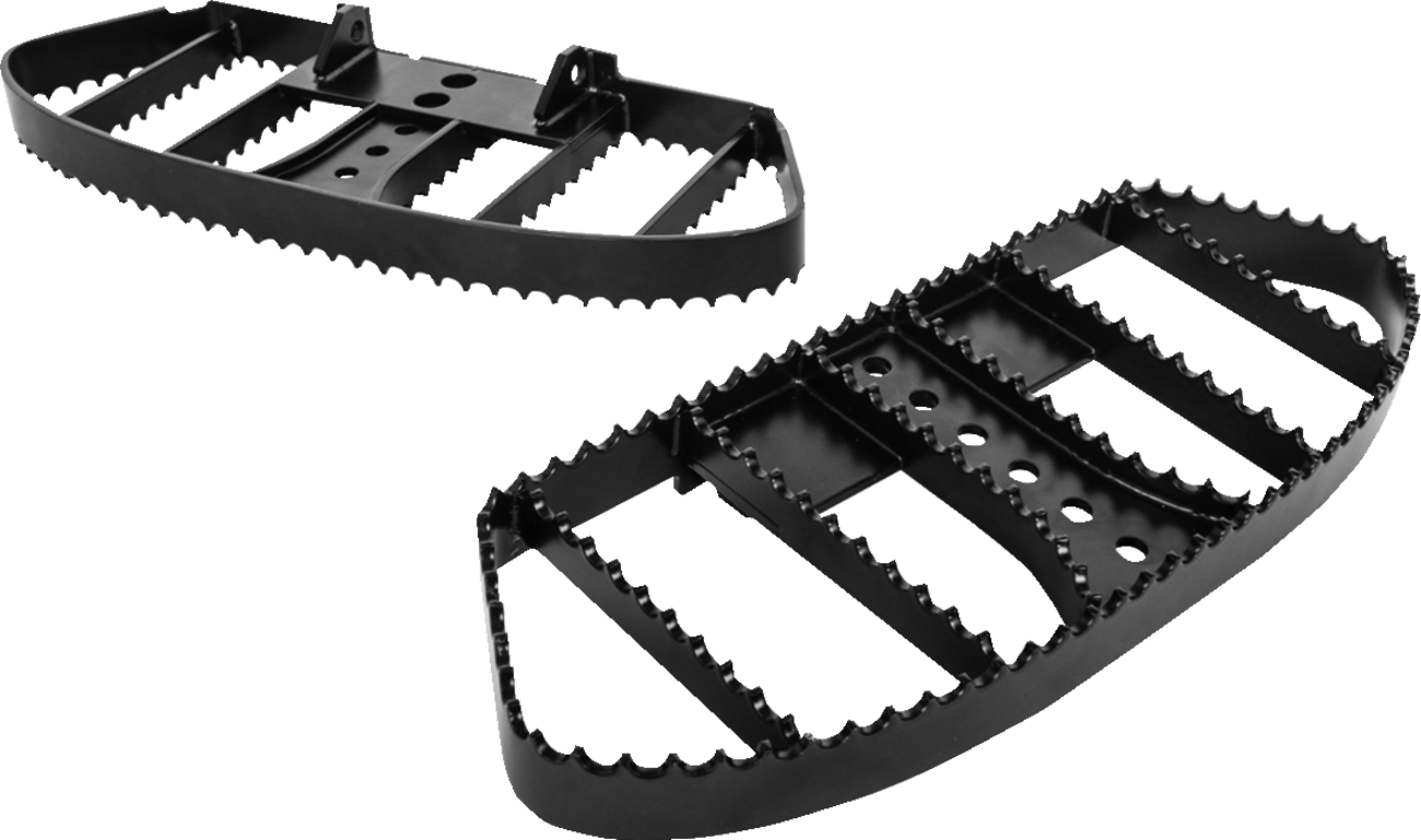 Burly MX Driver Floorboards For Harley Softail 2018-2025