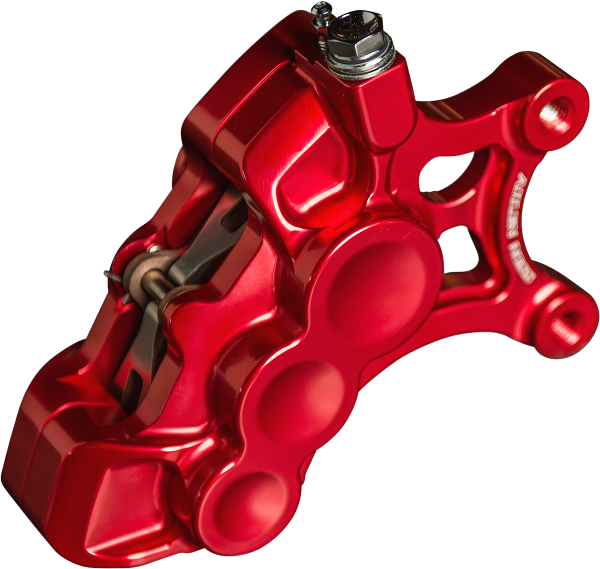 Arlen ness 6-Piston Caliper - 11.8" - Red Harley Davidson