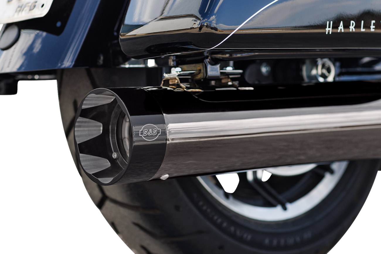 S&s cycle 2-into-1 Sidewinder® Exhaust System - Lava Chrome - 50-State - M8 Harley Davidson