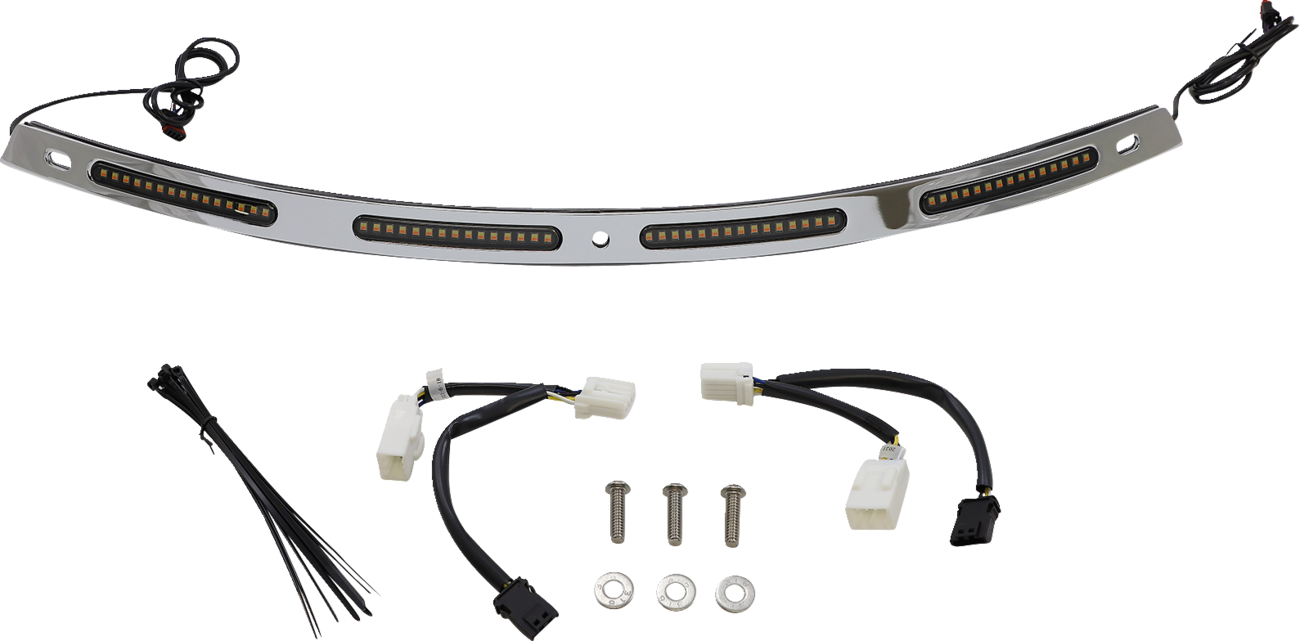 Custom Dynamics Dual Function LED Windshield Trim for Harley Touring 2006-2013