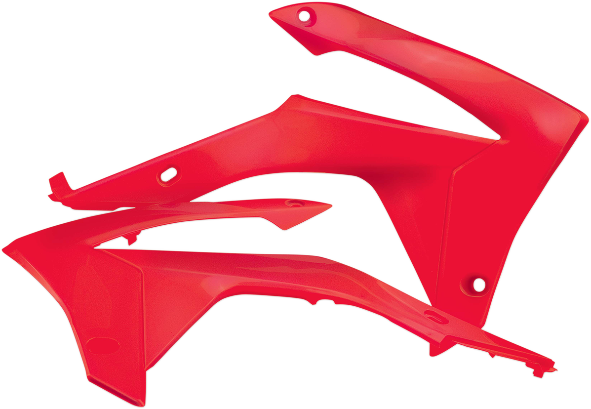 Acerbis Radiator Shrouds - Red 2014-2017 Honda CRF250R / 2013-2016 Honda CRF450R