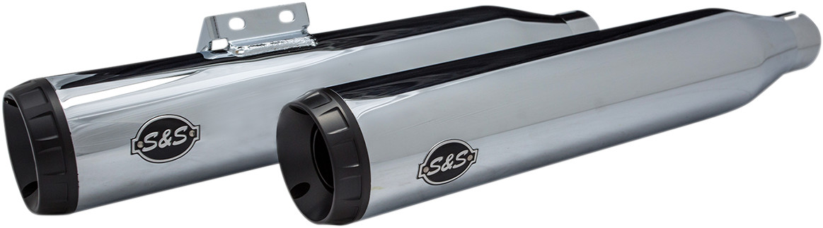 S&S Cycle Grand National Slip-On Race Mufflers For Harley Softail 2018-2026