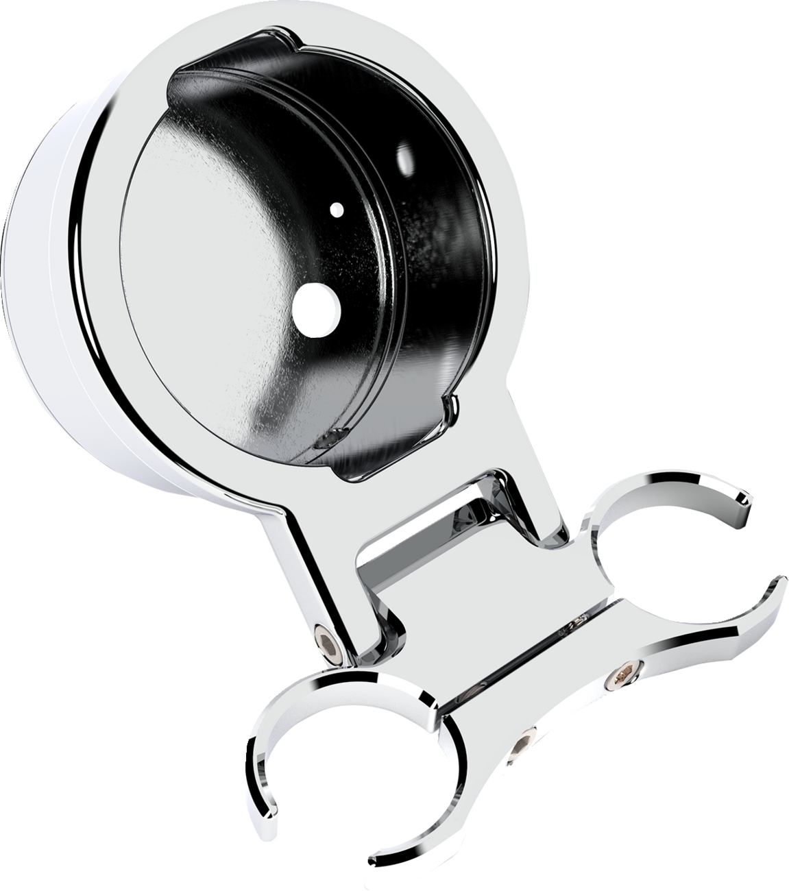 La choppers T-Bar Gauge Mount - Single - Chrome - 1.25" Diameter