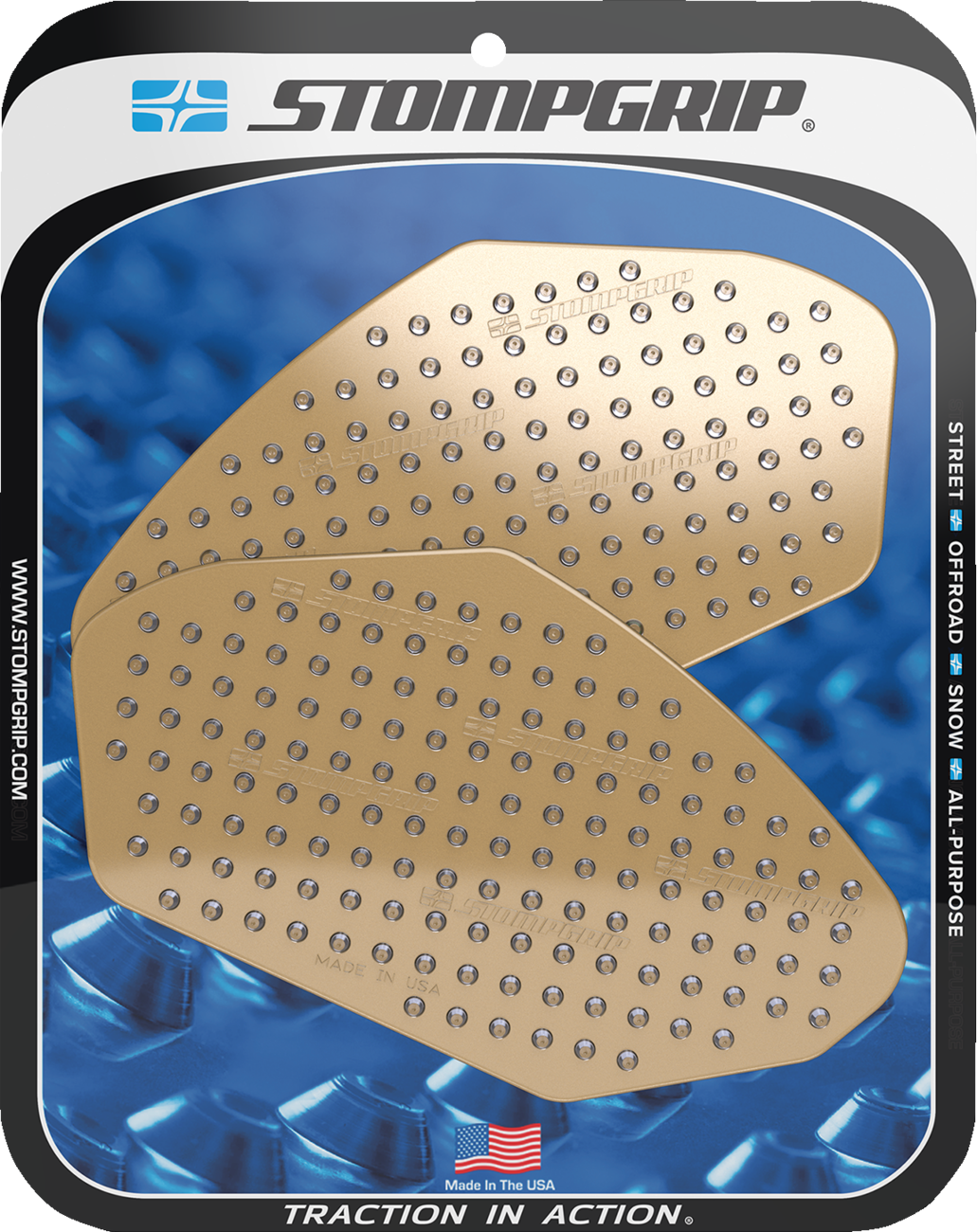 STOMPGRIP Volcano Profile Traction Pad Tank Grips