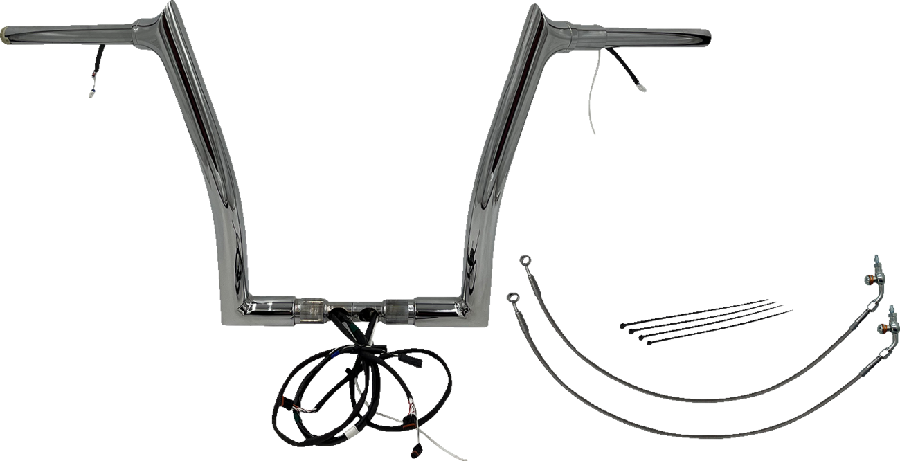EZ Install Wired 1-1/2" Pointed Top Handlebar Kit