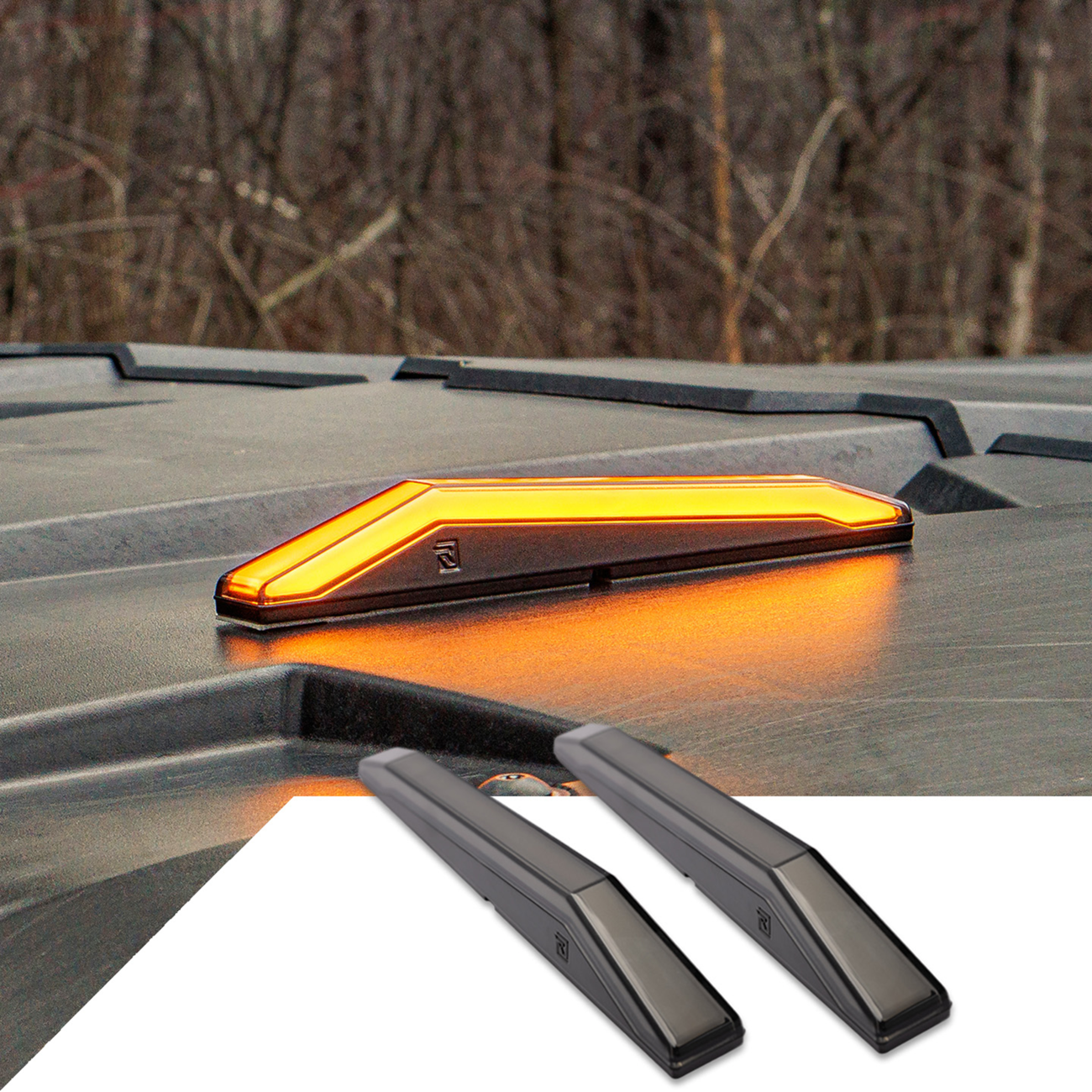 Ravek Apex Lights™ - Running - Amber - Teryx 2021-2025 Kawasaki KRF1000 Teryx KRX 1000 Trail Edition