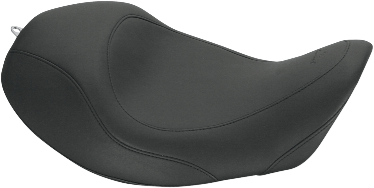 Mustang Wide Tripper Smooth Solo Seat For Harley Dyna 2006-2017
