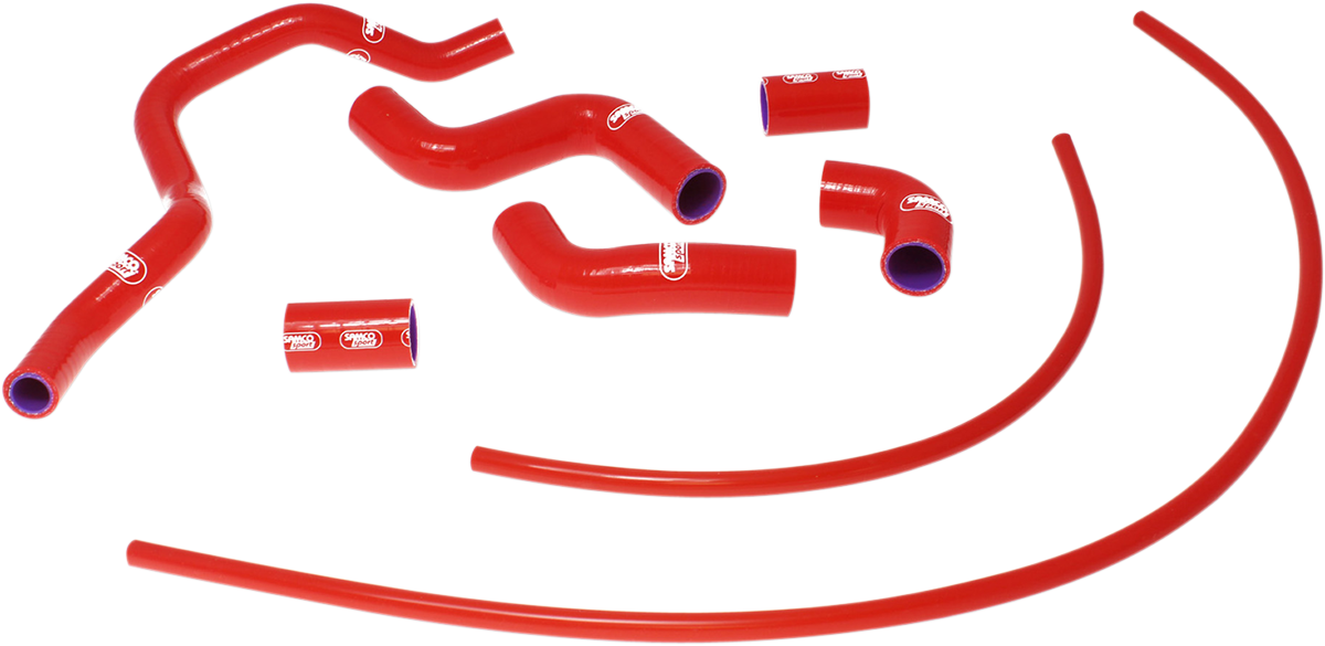 Samco sport Radiator Hose Kit - Red - Aprilia