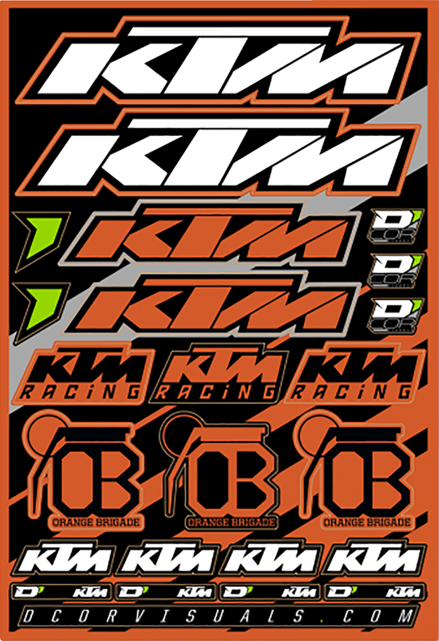 D'COR VISUALS Decal Sheet