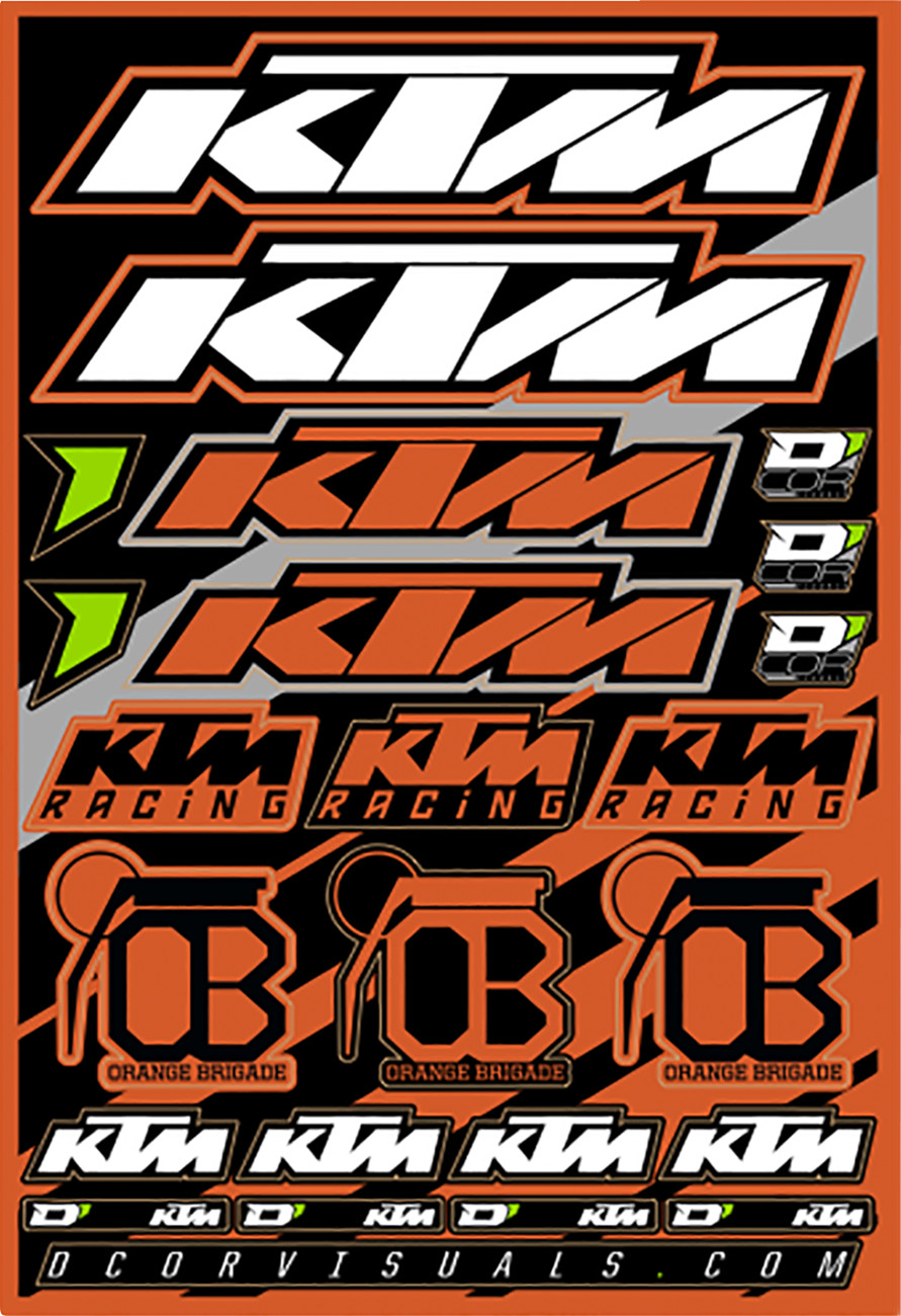 D'COR VISUALS Decal Sheet