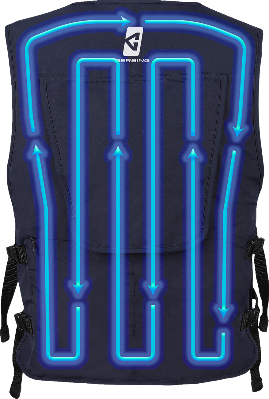 Gerbing heated clothing 5V Touch Button Circulatory Cooling Vest