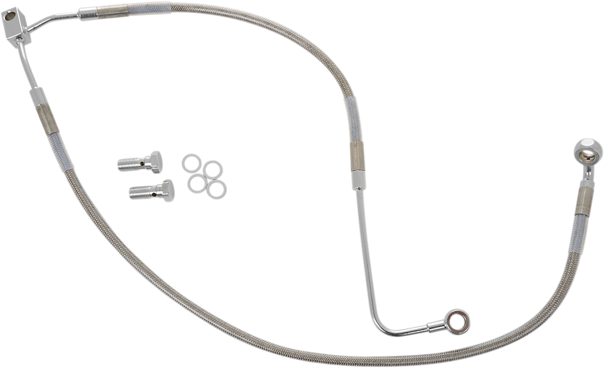 Drag Specialties Stainless Steel Brake Line Kit