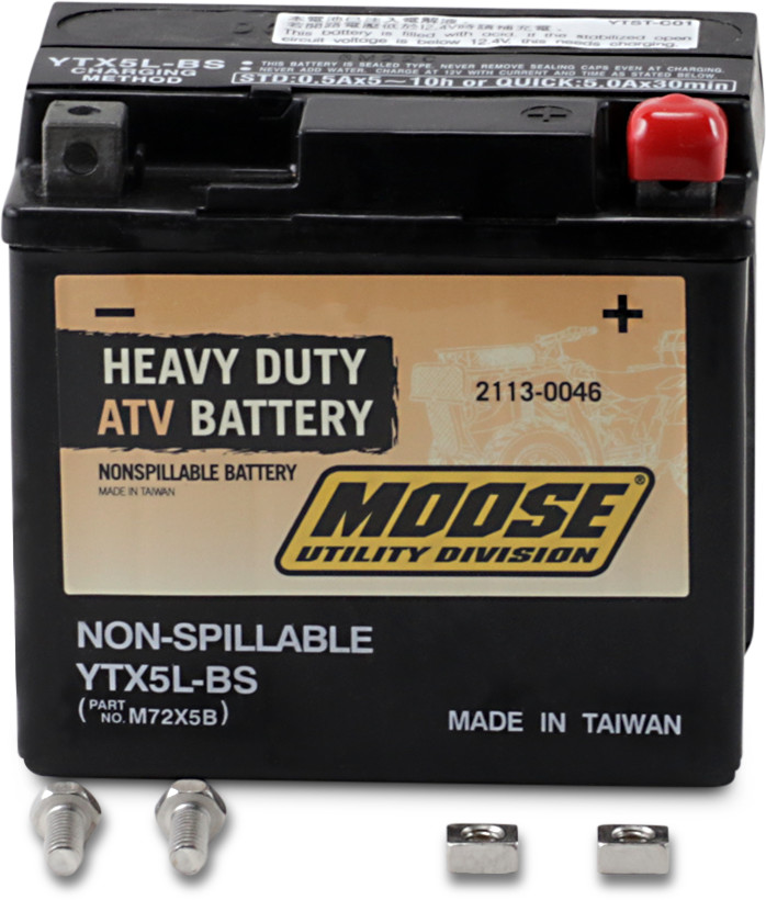 Moose Racing Factory-Activated AGM Maintenance-Free Battery