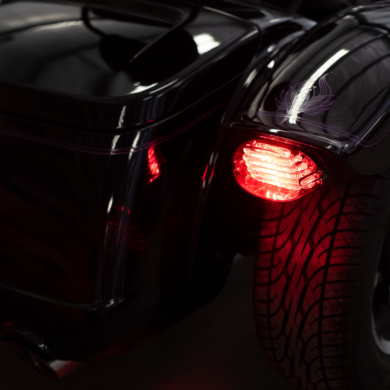 Custom Dynamics ProBEAM Squareback LED Taillight For Harley