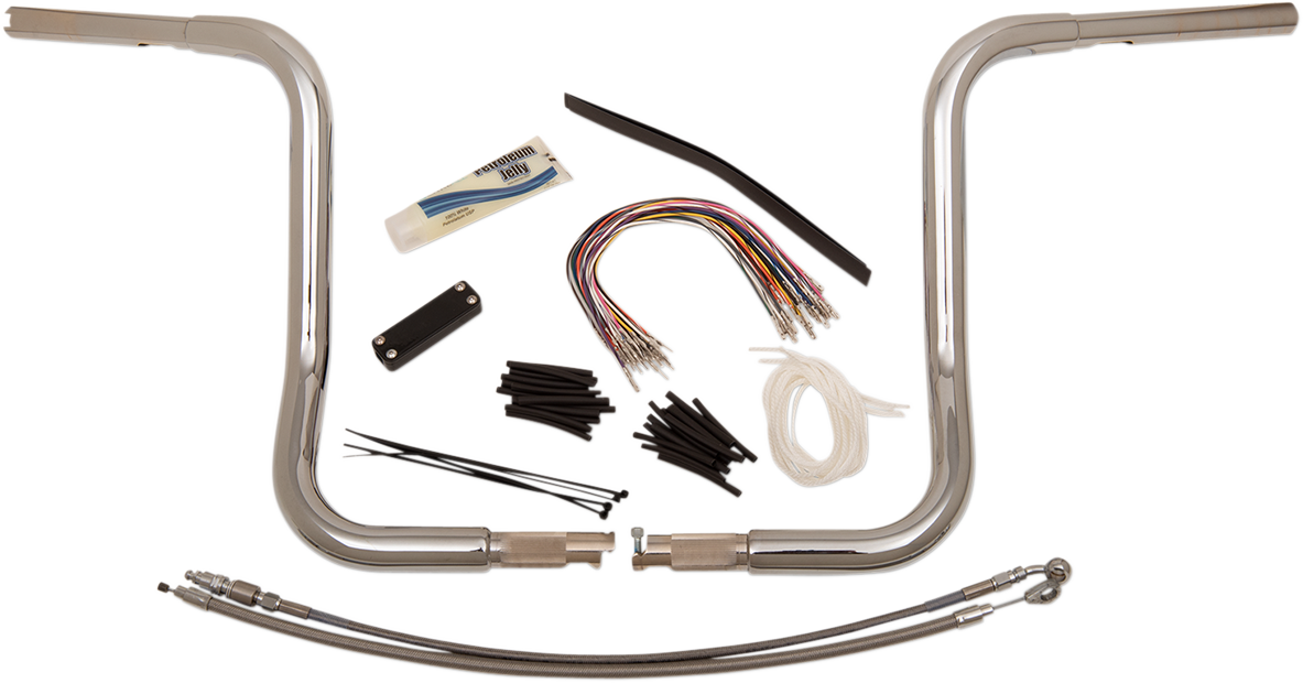 FAT BAGGERS INC. 1-1/4" EZ Install Round Top Handlebar Kit