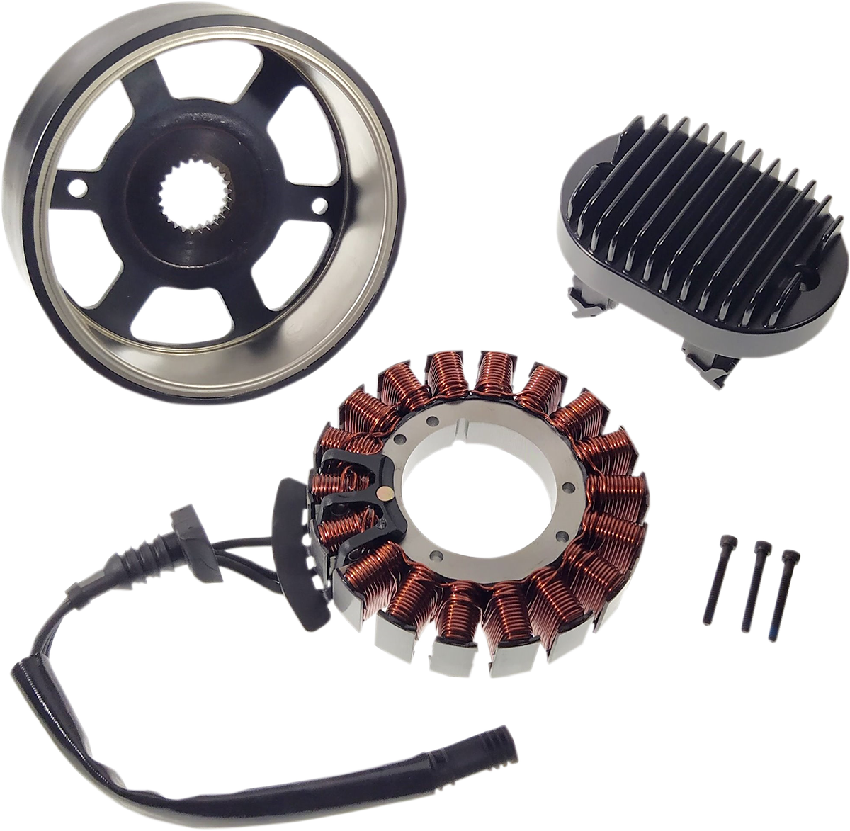 Drag specialties Charging Kit - Black Harley Davidson