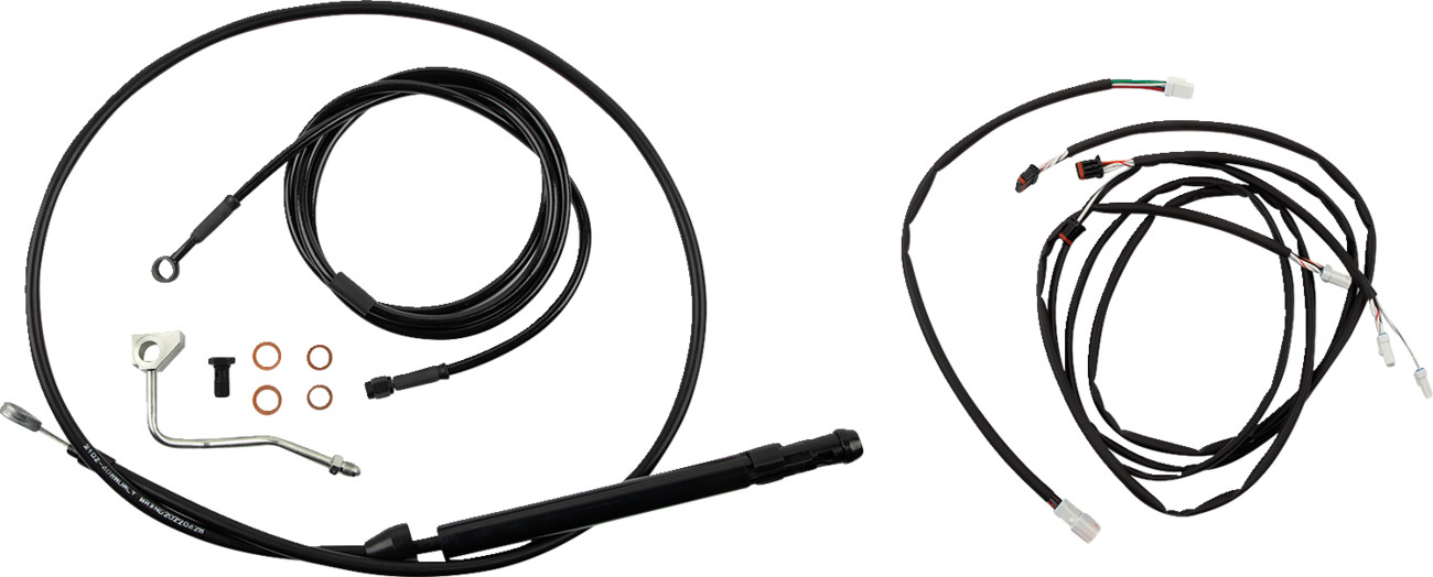 Burly Handlebar Cable Installation Kit For Harley Touring w/ ABS 2021-2025