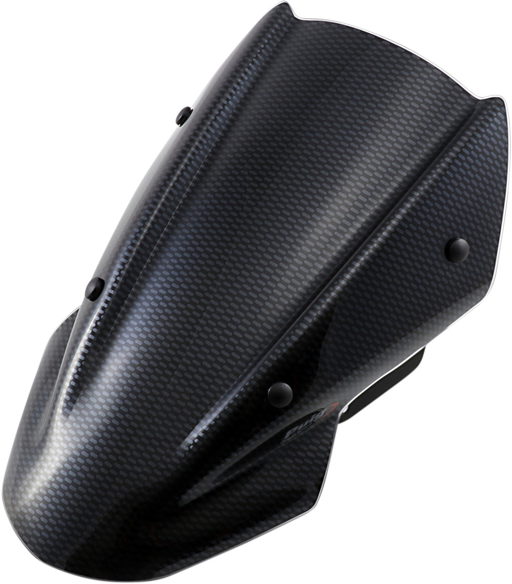 Puig hi-tech parts New Generation Windscreen - 13-3/8" - Carbon - Kawasaki