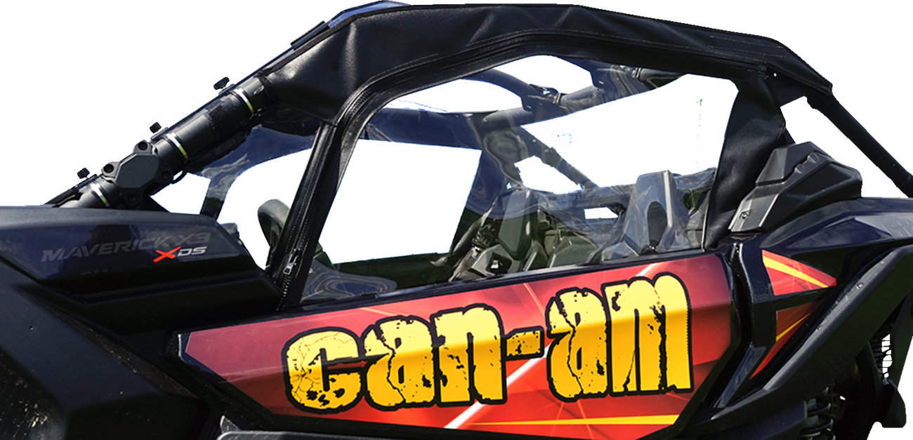 Seizmik Soft Doors with Middle/Rear Windows Can-Am Maverick X3 2017 - 2024
